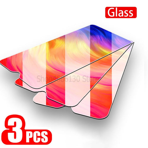 3PCS 9H Tempered Glass For Xiaomi Redmi Note 7 6 Pro Screen Protector Film Glass For Xiaomi Redmi 7 6 6A Note 7 Protective Glass