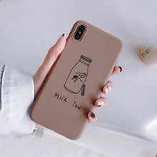 Load image into Gallery viewer, For Iphone 7 8 Plus 6s LOVE Pattern Simple Text Cover Case For Iphone X XS 6 6s 7 7plus 8 8plus Soft TPU Silicone Phone Case