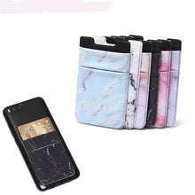 Load image into Gallery viewer, Elastic Mobile Phone Wallet Credit ID Card Holder Adhesive Pocket Sticker Lycra Pocket Card Holder Universal Cellphone Accessory