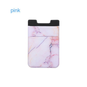 Elastic Mobile Phone Wallet Credit ID Card Holder Adhesive Pocket Sticker Lycra Pocket Card Holder Universal Cellphone Accessory