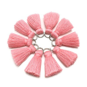 CHENGRUI L46,2cm,tassel,cotton tassels,mini tassel,jewelry accessories,diy accessories,earrings materials,10pcs/bag