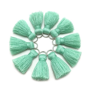 CHENGRUI L46,2cm,tassel,cotton tassels,mini tassel,jewelry accessories,diy accessories,earrings materials,10pcs/bag