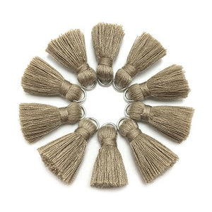 CHENGRUI L46,2cm,tassel,cotton tassels,mini tassel,jewelry accessories,diy accessories,earrings materials,10pcs/bag