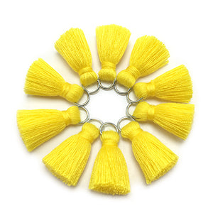 CHENGRUI L46,2cm,tassel,cotton tassels,mini tassel,jewelry accessories,diy accessories,earrings materials,10pcs/bag