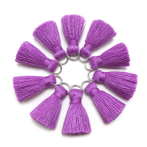 CHENGRUI L46,2cm,tassel,cotton tassels,mini tassel,jewelry accessories,diy accessories,earrings materials,10pcs/bag