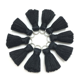 CHENGRUI L46,2cm,tassel,cotton tassels,mini tassel,jewelry accessories,diy accessories,earrings materials,10pcs/bag