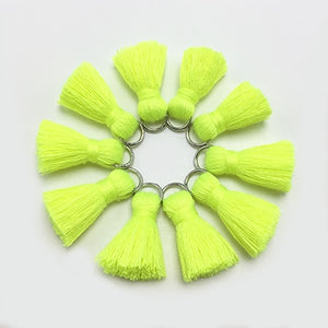 CHENGRUI L46,2cm,tassel,cotton tassels,mini tassel,jewelry accessories,diy accessories,earrings materials,10pcs/bag