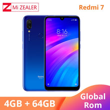 Load image into Gallery viewer, Global ROM Xiaomi Redmi 7 4GB RAM 64GB ROM Mobile Smartphone Snapdragon 632 Octa Core 12MP Camera 4000mAh Battery cellphone