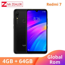 Load image into Gallery viewer, Global ROM Xiaomi Redmi 7 4GB RAM 64GB ROM Mobile Smartphone Snapdragon 632 Octa Core 12MP Camera 4000mAh Battery cellphone