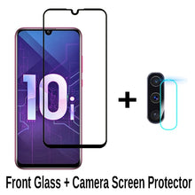 Load image into Gallery viewer, 2in1 protective glass for huawei honor 10i tempered glas on huwei honer 10 i honor10i HRY-LX1T camera lens screen protector film