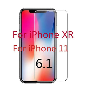 10Pcs Tempered Glass For iPhone X XS MAX XR 4 4s 5 5s SE 5c Screen Protective Film For iPhone 6 6s 7 8 Plus X 11 Glass Protector