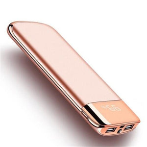 30000mah Power Bank External Battery 2 USB LED Powerbank Portable Mobile phone Charger for iPhone X Samsung S10 Huawei Xiaomi