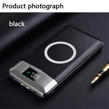 Load image into Gallery viewer, 30000mAh Qi Wireless Charger Power Bank External Battery Wireless Charging Powerbank For iPhone11 X Samsung huawei Xiaomi