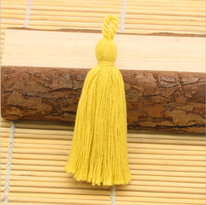 8cm Cotton Tassel Hanging Rope Fringe Tassel for Sewing Curtains Garment Home Decoration Jewelry Craft Accessories 10pcs/lot