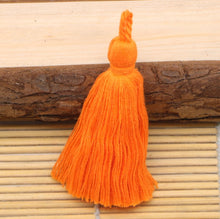 Load image into Gallery viewer, 8cm Cotton Tassel Hanging Rope Fringe Tassel for Sewing Curtains Garment Home Decoration Jewelry Craft Accessories 10pcs/lot