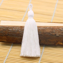 Load image into Gallery viewer, 8cm Cotton Tassel Hanging Rope Fringe Tassel for Sewing Curtains Garment Home Decoration Jewelry Craft Accessories 10pcs/lot