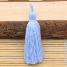 Load image into Gallery viewer, 8cm Cotton Tassel Hanging Rope Fringe Tassel for Sewing Curtains Garment Home Decoration Jewelry Craft Accessories 10pcs/lot