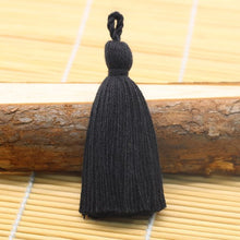 Load image into Gallery viewer, 8cm Cotton Tassel Hanging Rope Fringe Tassel for Sewing Curtains Garment Home Decoration Jewelry Craft Accessories 10pcs/lot