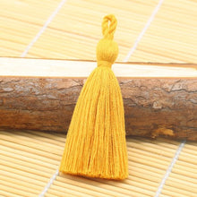 Load image into Gallery viewer, 8cm Cotton Tassel Hanging Rope Fringe Tassel for Sewing Curtains Garment Home Decoration Jewelry Craft Accessories 10pcs/lot