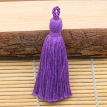 Load image into Gallery viewer, 8cm Cotton Tassel Hanging Rope Fringe Tassel for Sewing Curtains Garment Home Decoration Jewelry Craft Accessories 10pcs/lot