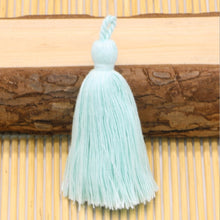 Load image into Gallery viewer, 8cm Cotton Tassel Hanging Rope Fringe Tassel for Sewing Curtains Garment Home Decoration Jewelry Craft Accessories 10pcs/lot