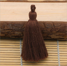 Load image into Gallery viewer, 8cm Cotton Tassel Hanging Rope Fringe Tassel for Sewing Curtains Garment Home Decoration Jewelry Craft Accessories 10pcs/lot