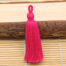 Load image into Gallery viewer, 8cm Cotton Tassel Hanging Rope Fringe Tassel for Sewing Curtains Garment Home Decoration Jewelry Craft Accessories 10pcs/lot