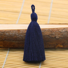 Load image into Gallery viewer, 8cm Cotton Tassel Hanging Rope Fringe Tassel for Sewing Curtains Garment Home Decoration Jewelry Craft Accessories 10pcs/lot