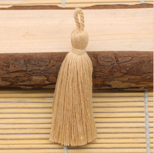 8cm Cotton Tassel Hanging Rope Fringe Tassel for Sewing Curtains Garment Home Decoration Jewelry Craft Accessories 10pcs/lot