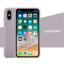 Load image into Gallery viewer, Luxury Original Official Silicone case logo For iPhone 7 8 Plus For iPhone X XS Max XR 6 6S case