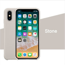 Load image into Gallery viewer, Luxury Original Official Silicone case logo For iPhone 7 8 Plus For iPhone X XS Max XR 6 6S case