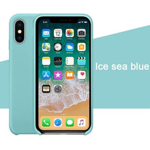 Load image into Gallery viewer, Luxury Original Official Silicone case logo For iPhone 7 8 Plus For iPhone X XS Max XR 6 6S case