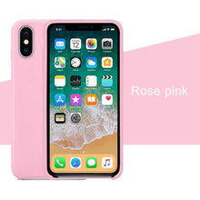 Load image into Gallery viewer, Luxury Original Official Silicone case logo For iPhone 7 8 Plus For iPhone X XS Max XR 6 6S case