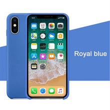 Load image into Gallery viewer, Luxury Original Official Silicone case logo For iPhone 7 8 Plus For iPhone X XS Max XR 6 6S case