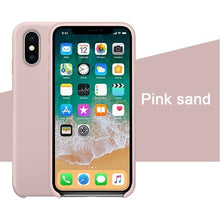 Load image into Gallery viewer, Luxury Original Official Silicone case logo For iPhone 7 8 Plus For iPhone X XS Max XR 6 6S case