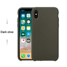 Load image into Gallery viewer, Luxury Original Official Silicone case logo For iPhone 7 8 Plus For iPhone X XS Max XR 6 6S case