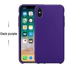 Load image into Gallery viewer, Luxury Original Official Silicone case logo For iPhone 7 8 Plus For iPhone X XS Max XR 6 6S case