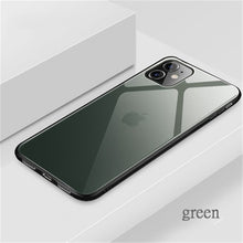 Load image into Gallery viewer, 2019 new seconds change iphone 11 iphone 11 pro case gradient tempered glass mobile phone case For iphone XR XS 6 7 8 plus