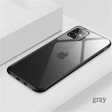 Load image into Gallery viewer, 2019 new seconds change iphone 11 iphone 11 pro case gradient tempered glass mobile phone case For iphone XR XS 6 7 8 plus