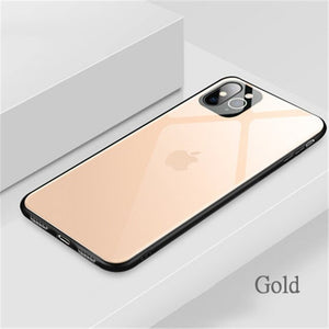 2019 new seconds change iphone 11 iphone 11 pro case gradient tempered glass mobile phone case For iphone XR XS 6 7 8 plus