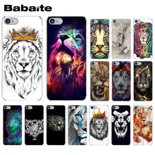 Load image into Gallery viewer, Big Lion On Stone snow Painted Beautiful Phone Accessories Case for Apple iPhone 8 7 6 6S Plus X XS MAX 5 5S SE XR Cellphones