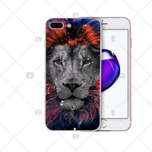 Load image into Gallery viewer, Big Lion On Stone snow Painted Beautiful Phone Accessories Case for Apple iPhone 8 7 6 6S Plus X XS MAX 5 5S SE XR Cellphones