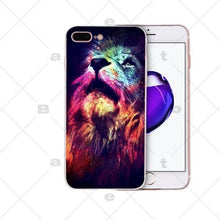 Load image into Gallery viewer, Big Lion On Stone snow Painted Beautiful Phone Accessories Case for Apple iPhone 8 7 6 6S Plus X XS MAX 5 5S SE XR Cellphones