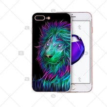 Load image into Gallery viewer, Big Lion On Stone snow Painted Beautiful Phone Accessories Case for Apple iPhone 8 7 6 6S Plus X XS MAX 5 5S SE XR Cellphones