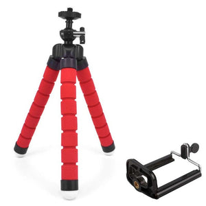 JCKEL Mini Flexible Sponge Octopus Tripod For iPhone Xiaomi Huawei Smartphone Tripod for Gopro Camera Accessory With Phone Clip