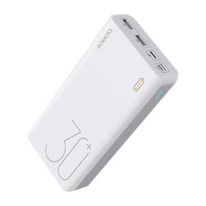 30000mAh ROMOSS Sense 8+ Power Bank Portable External Battery With QC Two-way Fast Charging Portable Powerbank Charger For Phone