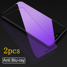 Load image into Gallery viewer, 2pcs/lot Full Tempered Glass For Oneplus 6 6T 7 Glass Screen Protector 2.5D tempered glass For one plus 7 6 6t Anti Blue glass