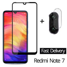 Load image into Gallery viewer, 2-in-1 Camera Glass Redmi Note 7 Tempered Glass Screen Protector Xiaomi Redmi Note 7 Glass Film redmi note 7 screen protector