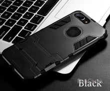 Load image into Gallery viewer, Luxury Stand Armor Phone Holder Case For iPhone 7 8 6 6S Plus X S XS Hybrid TPU+Hard PC ShockProof Back Cover for iphone 5 5S SE