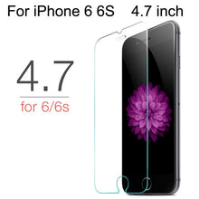 Load image into Gallery viewer, 10Pcs Tempered Glass For iPhone X XS MAX XR 4 4s 5 5s SE 5c Screen Protective Film For iPhone 6 6s 7 8 Plus X 11 Glass Protector